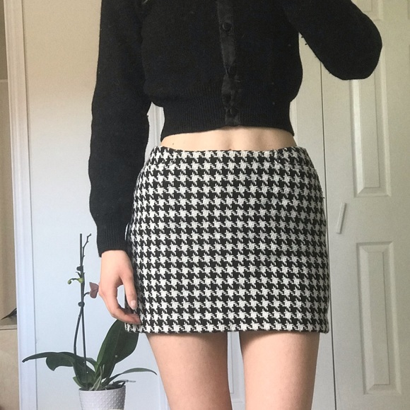 Vintage herringbone mini skirt - Picture 1 of 3
